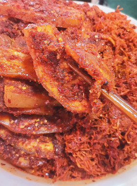 施甸腌鲊肉萝卜丝肉云南保山风味腌腊肉制品散装称重500g猪肉微辡