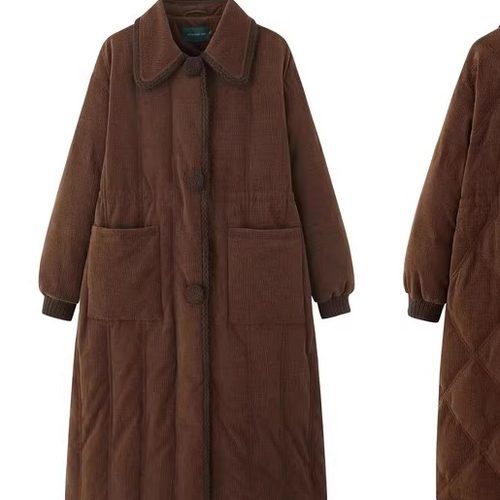 菀草壹专柜国内代购商场同款2024冬季新款中长款羽绒服Y22951451