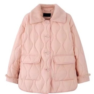 宽松粉色羽绒服Y23211451 新商场同款 菀草壹专柜国内代购 2024冬季