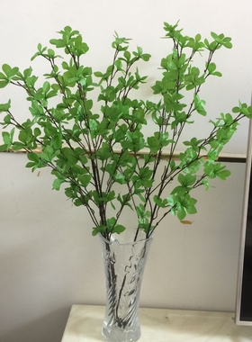 北欧仿真绿植仿真花日本吊钟单枝马醉木叶假树枝客厅植物装饰摆件