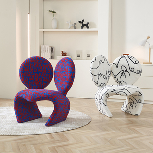 设计师大耳朵米奇椅网红创意艺术酒店样板间装 饰老鼠单人休闲椅子