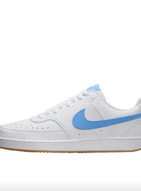 狐狸体育 耐克Nike Court Vision 白蓝色百搭休闲板鞋 HJ9105-100