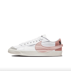 狐狸体育 耐克Nike Blazer Low 77 白粉色运动休闲板鞋DQ1470-102