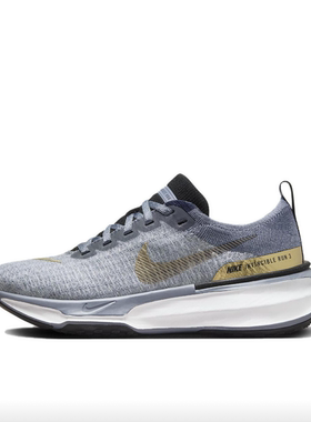 狐狸体育 耐克Nike Invincible Run 3黄灰色透气跑步鞋DR2660-400