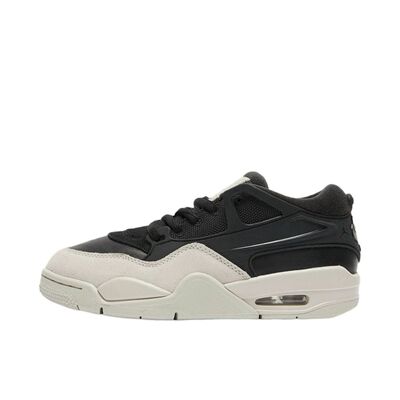 耐克Nike黑米低帮复古篮球鞋
