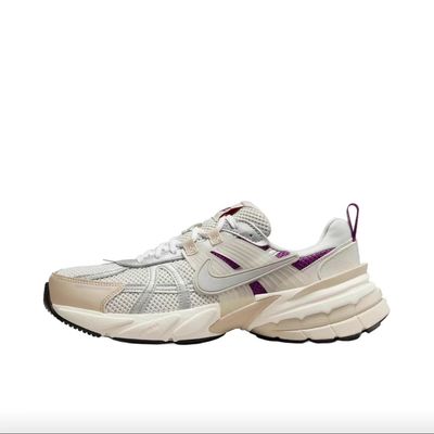 耐克Nike银白紫百搭休闲跑步鞋