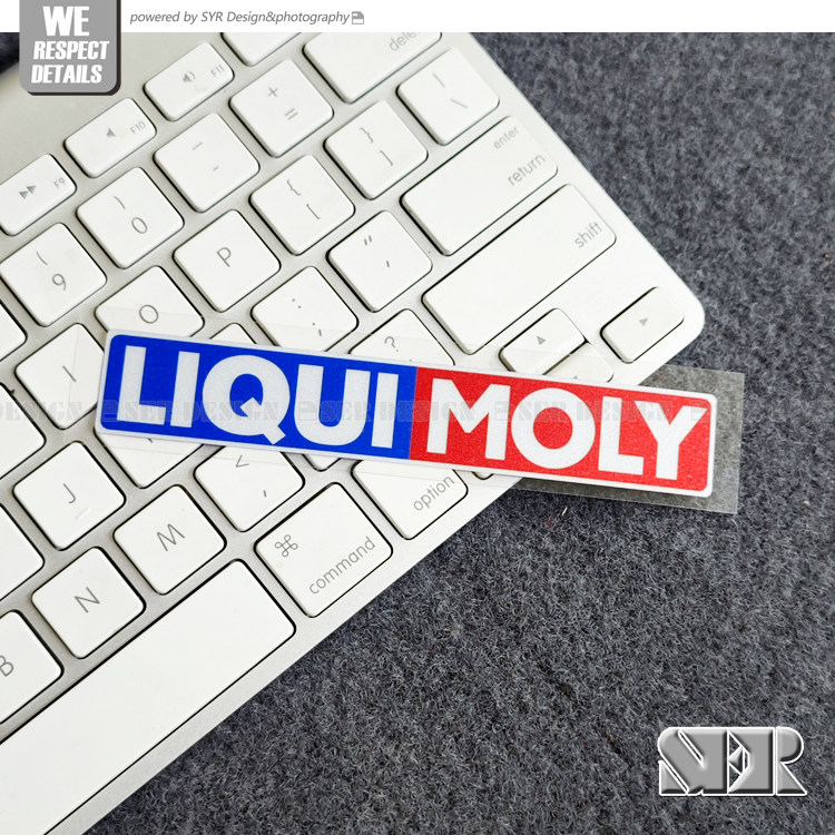 个性汽车摩托车改装品牌logo力魔反光贴纸车身装饰防水划痕遮挡贴