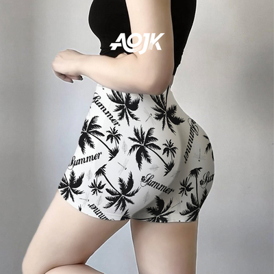 欧美风健身瑜伽短裤女时尚瑜伽服