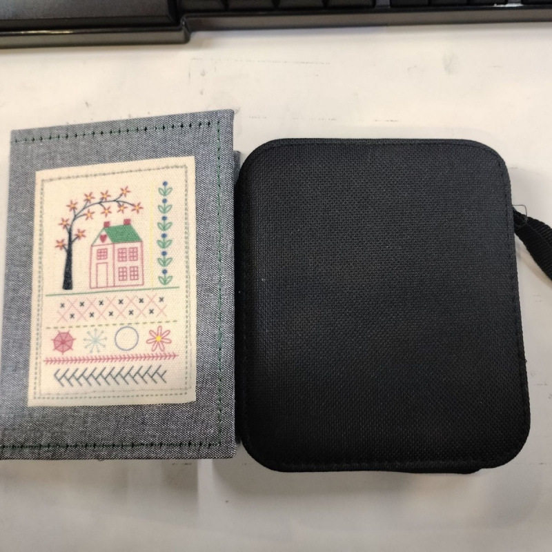 新品亚麻刺绣针法样书DIY爆款