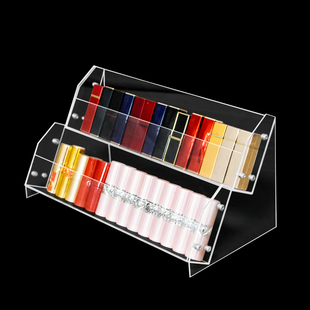 桌面口红多格分层亚克力货架口红唇釉唇膏小羊皮眼影气垫粉饼整理