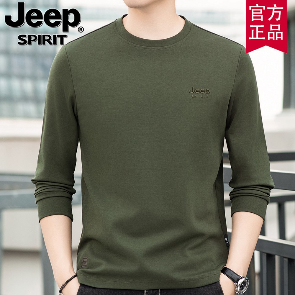 jeep官方正品2024春秋新款长袖t