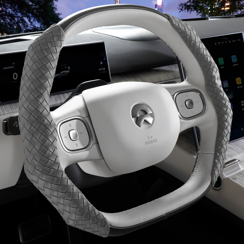 蔚来ET5T方向盘套ES6 EC6 ES8 EC7纳帕专用把套车内装饰免手缝