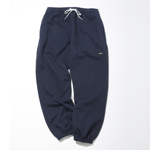 日系重磅宽松卫裤加厚秋冬cityboy休闲裤潮牌刺绣锥形运动卫裤男