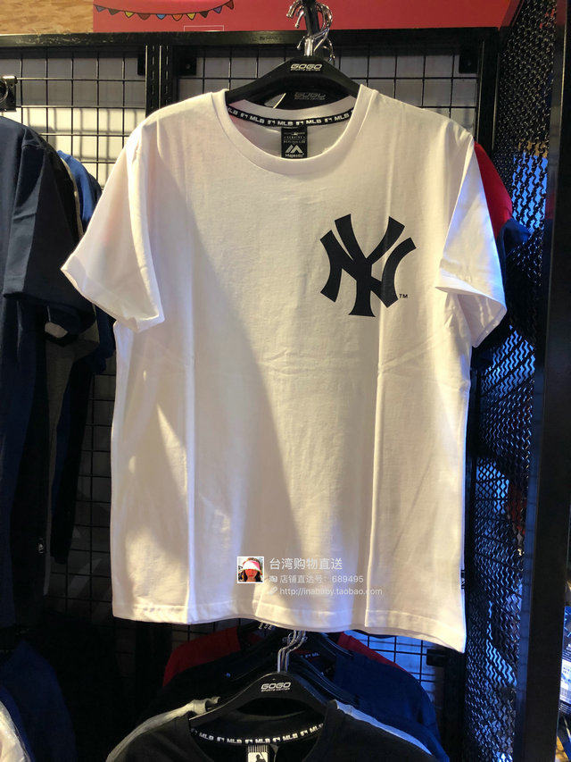 台湾MLB洋基队男士短袖T恤上衣