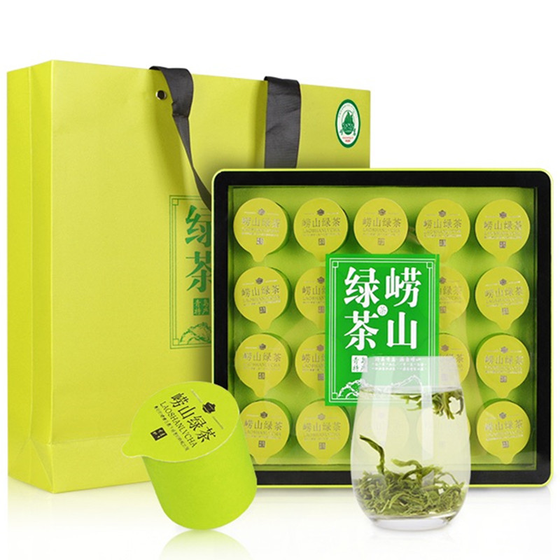 崂山绿茶礼盒小罐定制