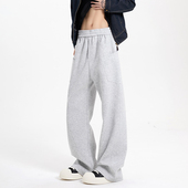 秋冬195高个子加长男裤 子男运动长裤 120CM拖地特长卫裤 宽松超长裤