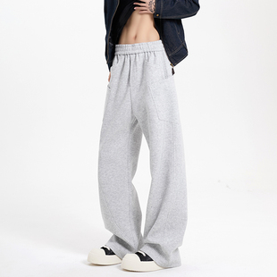 子男运动长裤 宽松超长裤 120CM拖地特长卫裤 秋冬195高个子加长男裤