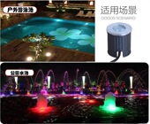 地埋灯嵌入式 地灯led户外防水超薄1w3w水下不锈钢24v小星星埋地灯