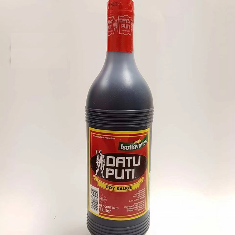 菲律宾菩提酋长黑酱油厨房备datu puti soy sauce酱油1l