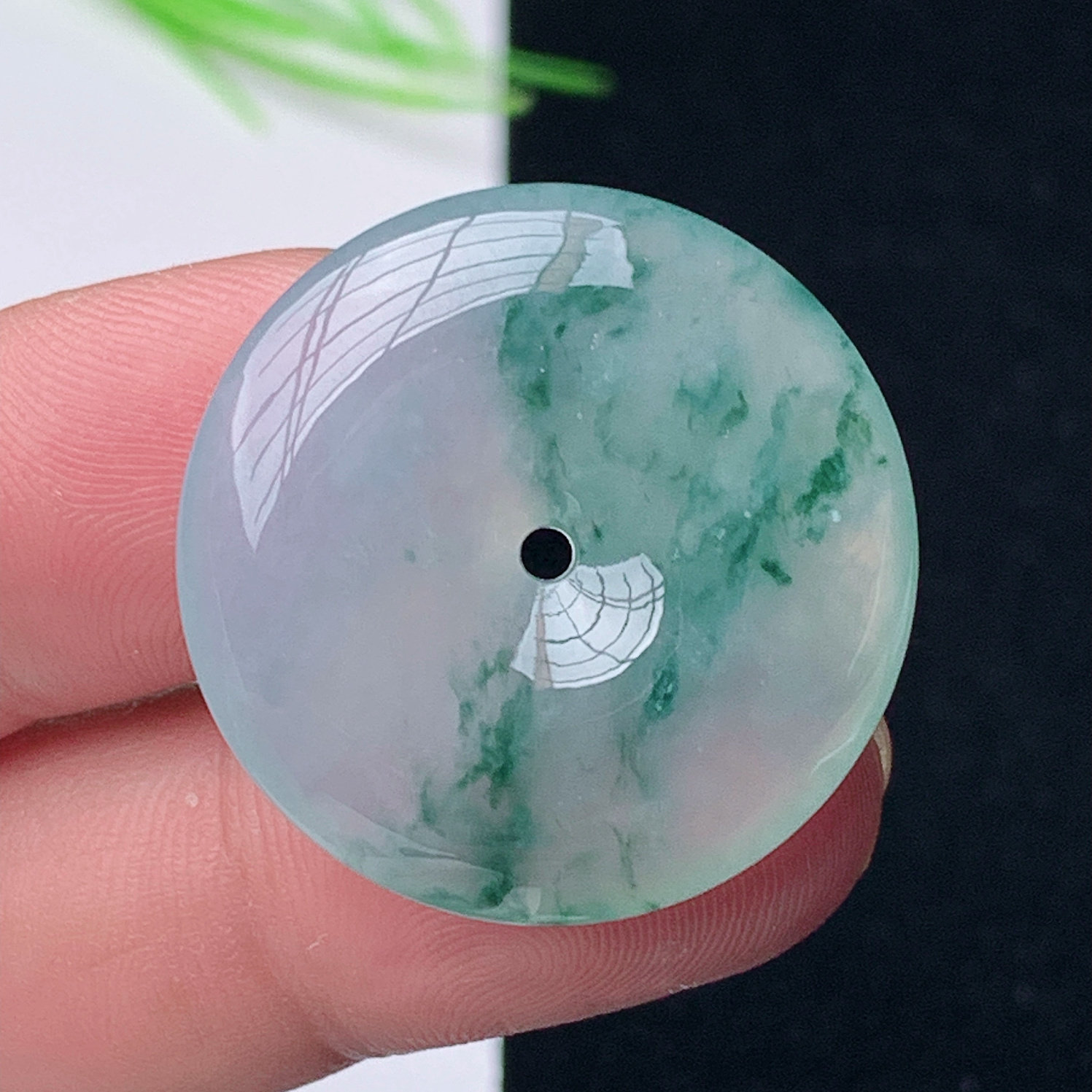 老坑缅甸翡翠天然A货平安扣玉石