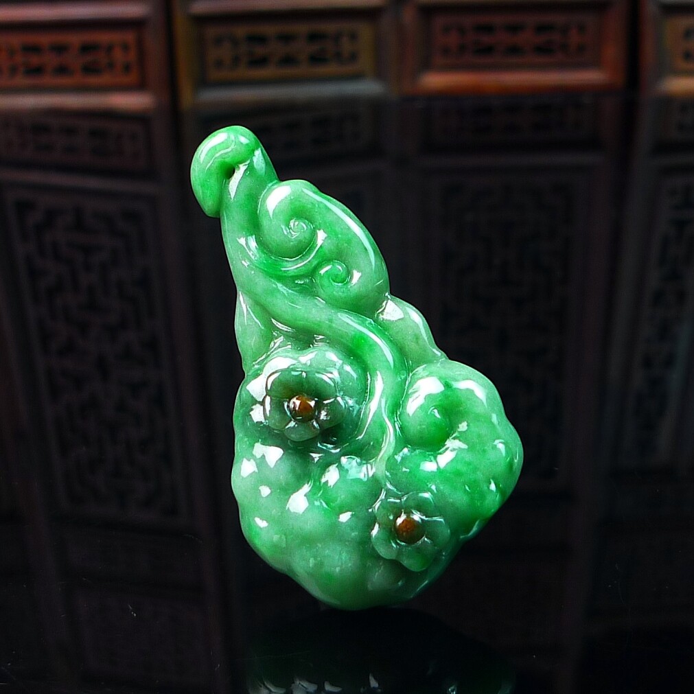 天然翡翠顺心如意玉石翡翠如意