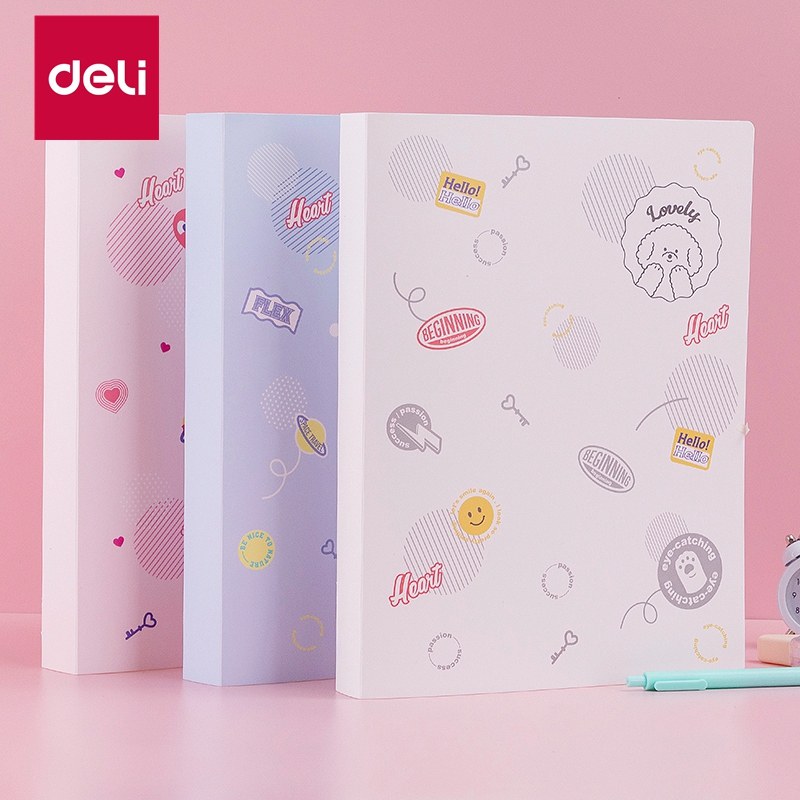 得力文件夹a4分页试卷夹透明插页册产检资料夹孕检收纳册检验报告单作品收集册可爱文件袋插页资料册文件册子,文具电教/文化用品/商务用品,资料册,淘宝优惠券,粉丝福利购,淘宝优惠卷