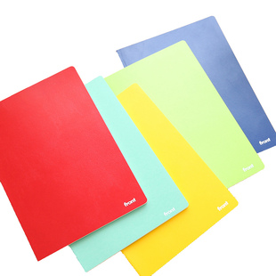 front前通a4笔记本文具 简约软面抄大学生用大本子商务办公纯色本子a4记事本手帐本小清新手账读书课堂作业本