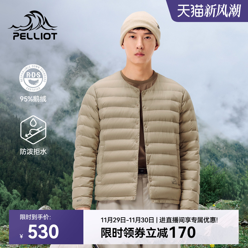 伯希和户外800蓬防风鹅绒服