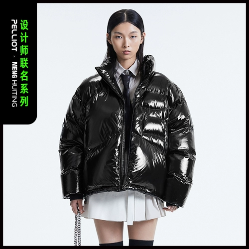 Pelliot x Menghuiting Designer Model Model Modelless Modelless Winter Толстая тепло, стекающая вниз вниз.