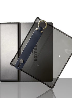 适用Kindle oasis3手持保护套CW24WI手持软套Oasis2简约气囊防摔壳OASIS3握把保护壳透黑简约可挂绳软壳轻薄