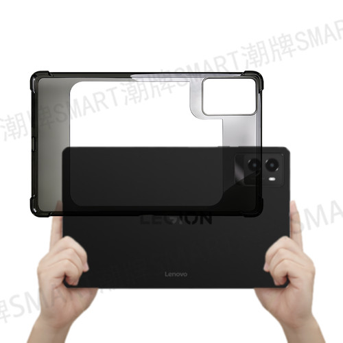 适用25联想三代Y700缕空框软胶 Legion3代Y700加装散热器电竞游戏边框 联想Y700 三代防摔边框透黑软轻薄