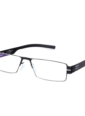 新款德国icberlin眼镜框无螺丝超轻全框个性时尚男方框近视眼镜架