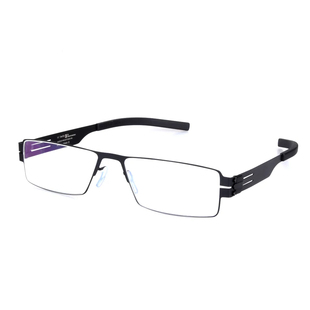 新款德国icberlin眼镜框无螺丝超轻全框个性时尚男方框近视眼镜架