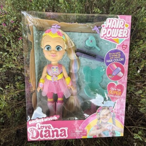美国戴安娜娃娃小公主Love Diana梳妆美发婴儿女孩过家家玩具正版