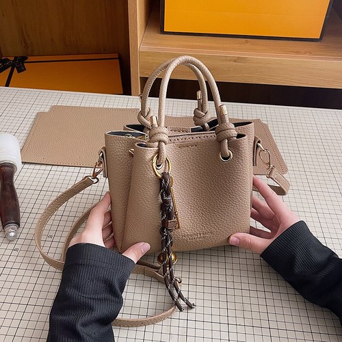 水桶包diy手工编织包材料包自制手缝斜挎手提菜篮子女包生日礼物