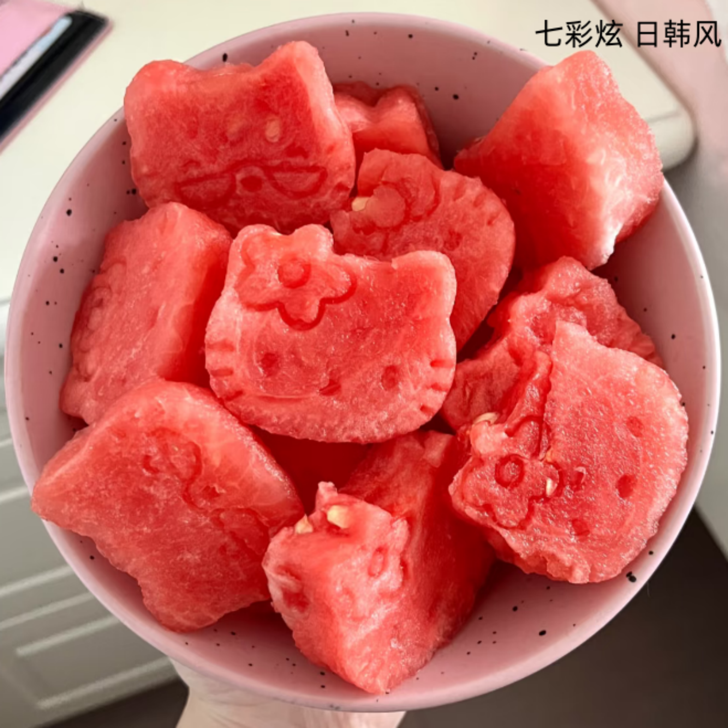 虞书欣同款kitty西瓜模具按压式