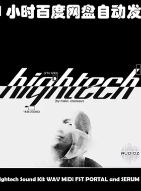 Malvi Hightech Sound Kit WAV MiDi FST PORTAL and SERUM PRESE