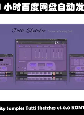 Insanity Samples Tutti Sketches v1.0.0 KONTAKT素材包