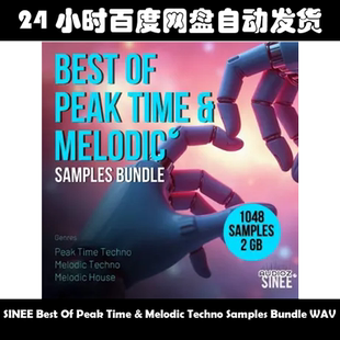SINEE Best Of Peak Time & Melodic Techno Samples Bundle WAV