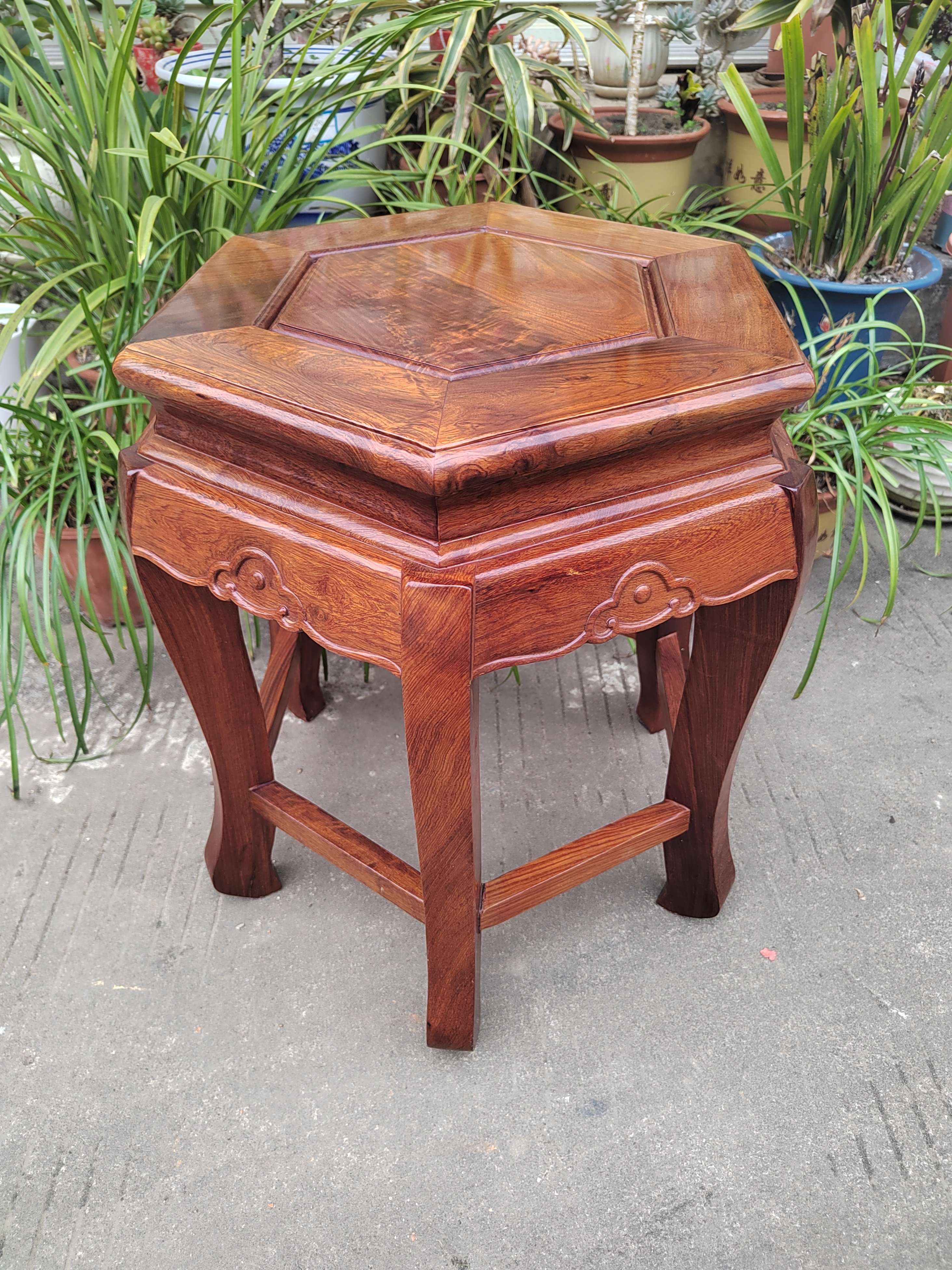 缅甸花梨木大果紫檀换鞋凳中式红木实木换鞋凳茶桌凳梳妆台凳花梨,住宅家具,红木椅凳,淘宝优惠券,粉丝福利购,淘宝优惠卷