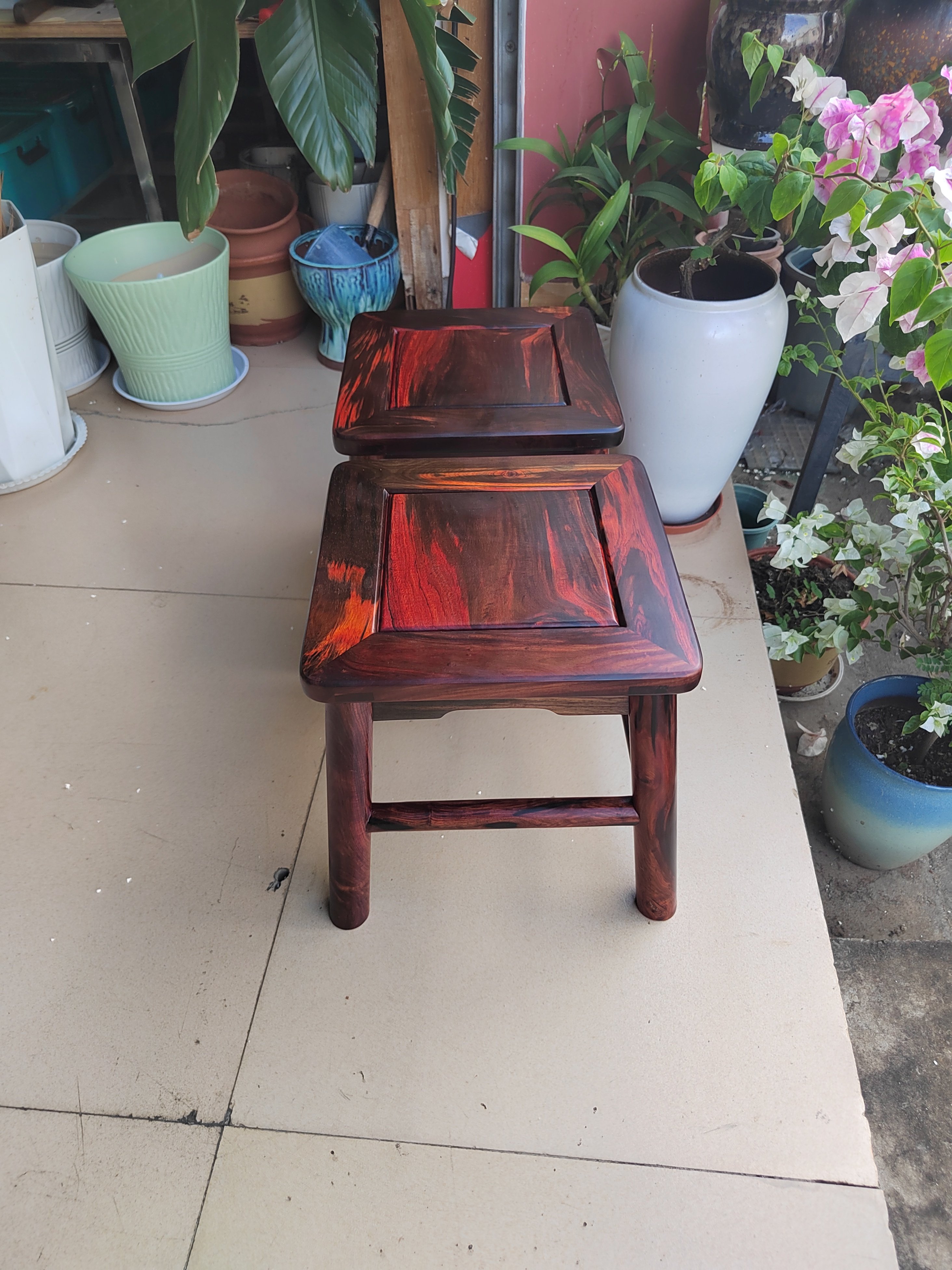 老挝大红酸枝交趾黄檀富贵凳中式红木实木矮凳小板凳客厅装饰凳,住宅家具,红木椅凳,淘宝优惠券,粉丝福利购,淘宝优惠卷