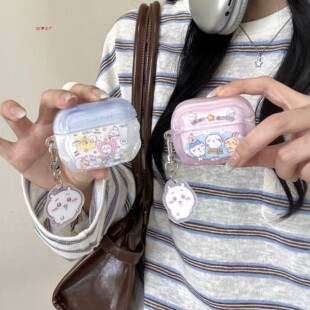 日系动漫吉伊卡哇适用苹果airpods3 2代情侣硅胶软壳airpods pro2代男女新款 4代无线蓝牙耳机保护套airpods1