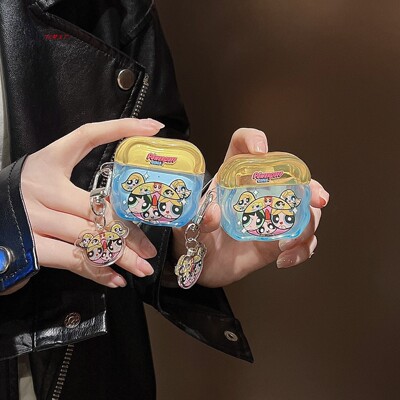 卡通飞天小女警苹果耳机套