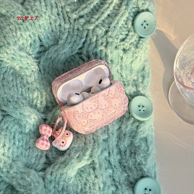 卡通可爱凯蒂猫苹果耳机套