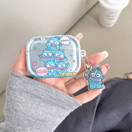 电镀满屏人鱼适用苹果airpodspro2代耳机套Airpods4/3保护壳airpods1/2代苹果无线蓝牙耳机壳硅胶软壳
