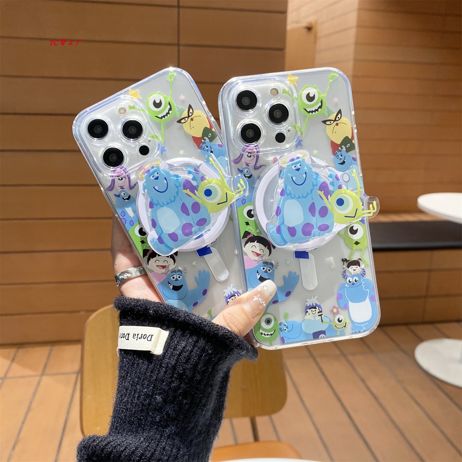 怪兽大学磁吸支架手机壳