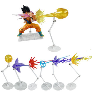 SHF 元 人偶手办模型特效件 冲击波 气弹火球 龟派气功 星魂EFFECT