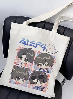 小说破云周边帆布包江停定制痛包学生大容量拎书手提袋通勤单肩包