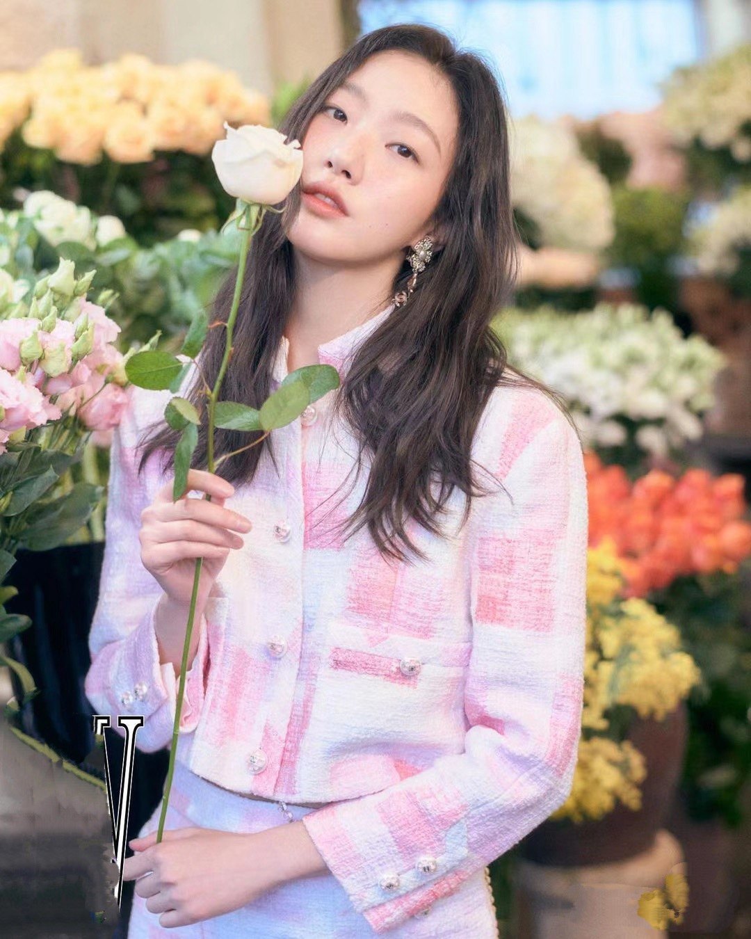 WAN·W工作室 名媛显白糖果色西装外套女粗花呢小香风短款九分袖