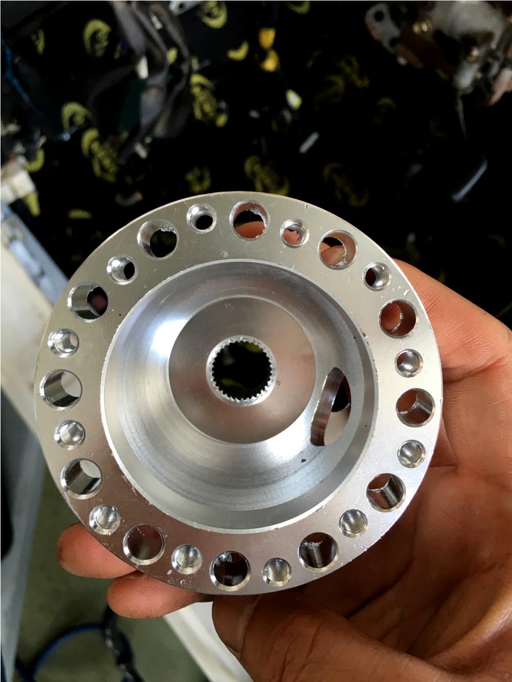 适用于观致丰田大众斯巴鲁改装方向盘底座赛车方向盘专用连接底座